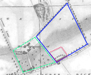 Grange House and field