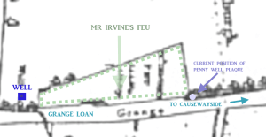 Penny Well map 1825