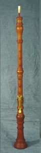A hautboy (oboe) of the kind the revellers would have used.
