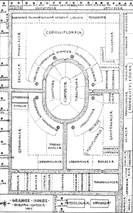 Geddes' educational "Type Botanic Garden" Botanical garden designed by Patrick Geddes for Grange House School in 1883