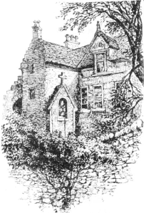 Belfry Tower, Grange House, published 1898
